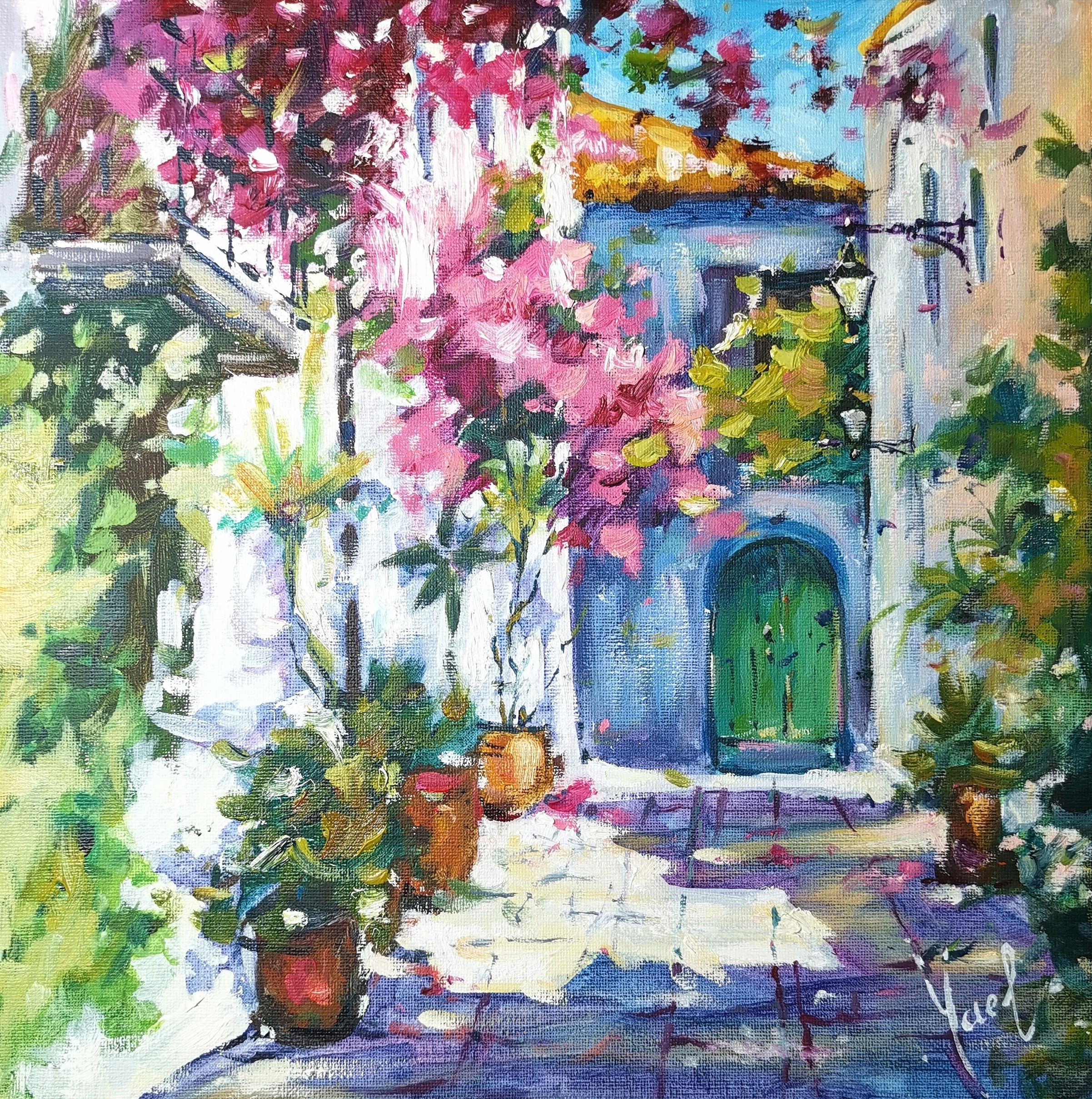 Spain Artwork Original Oil Painting