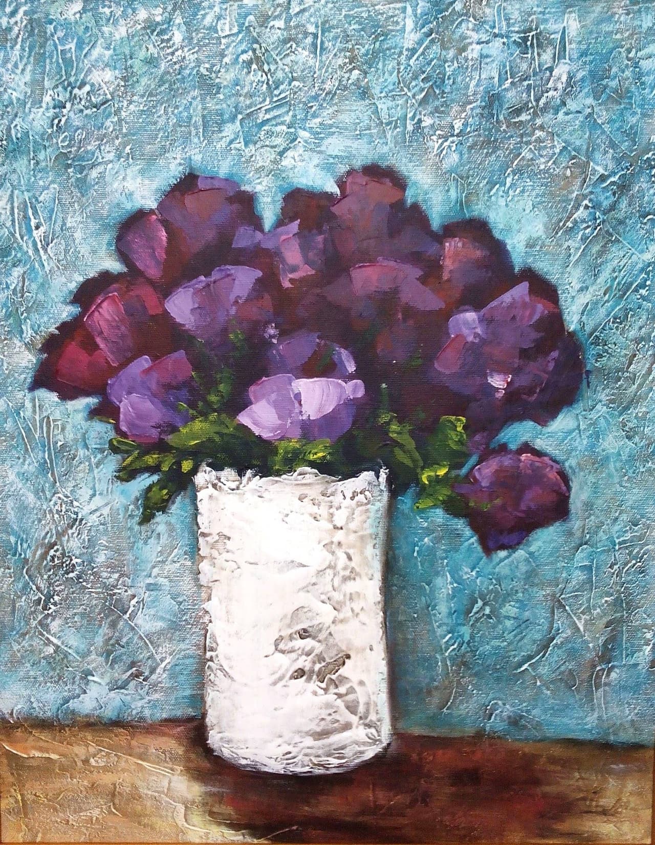 Flowers painting Original oil artwork — image 1